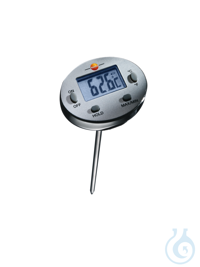 Waterdichte mini-inbrengingsthermometer Mini in prijs, maxi in prestatie: De...